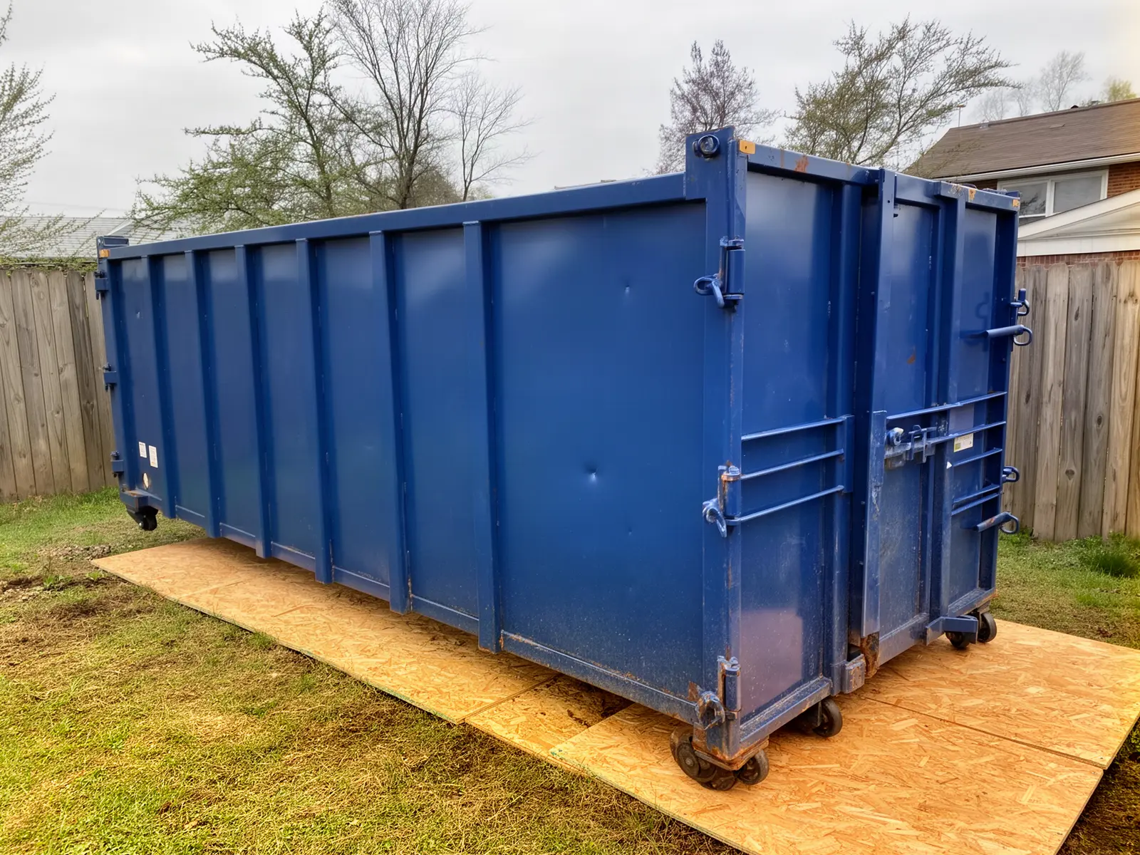 Roll-off dumpster from Ingram Dumpster Rental in Clearwater, FL